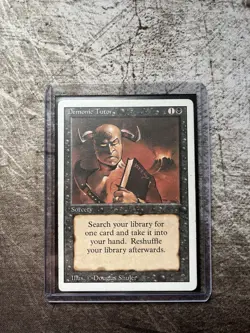 Demonic Tutor - Uncommon - HP - Third Edition - Image 3