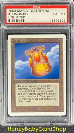 MTG Unlimited Edition 1993 Kormus Bell PSA 6 EX/MT Old School 93/94 - Image 1