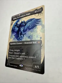 Maha, Its Feathers Night (Borderless) Bloomburrow Regular - Image 3