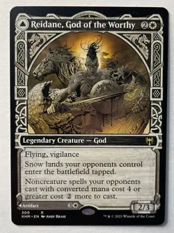 Reidane, God of the Worthy (Showcase) #300 (NM) Kaldheim KHM Magic MTG - Image 1