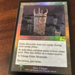 Grim Monolith Urza's Legacy Foil - Image 3