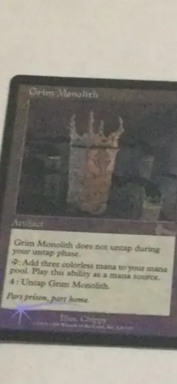 Grim Monolith Urza's Legacy Foil - Image 5