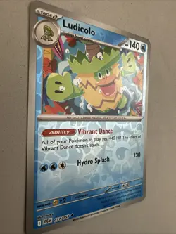 Pokemon TCG * Journey Together 037/159 Ludicolo RARE REVERSE HOLO * FRESH PK - Image 2