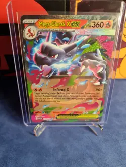 Pokemon Mega-Glurak X EX • 013/094 • Fatale Flammen • Double Rare • DE • NM - Image 1