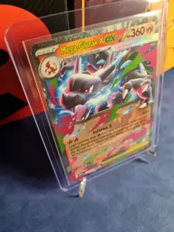 Pokemon Mega-Glurak X EX • 013/094 • Fatale Flammen • Double Rare • DE • NM - Image 2