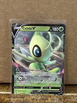 Pokemon TCG Celebi V Sword & Shield 001/202 Holo Ultra Rare - Image 1