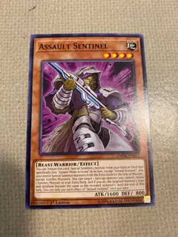 Yu-Gi-Oh! Assault sentinel mint common 1st ed DANE-EN011 - Image 1