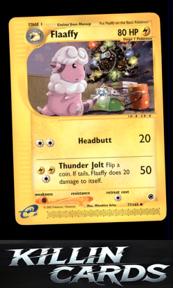 Flaaffy 077/165 Pokemon Uncommon Expedition Card LP - Image 1