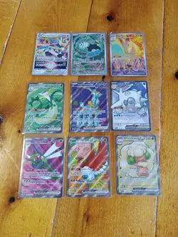 Pokemon Card Lot 9 Binder VSTAR Lot Full Art Lot Rapidash Clamperl Mint Rare - Image 1