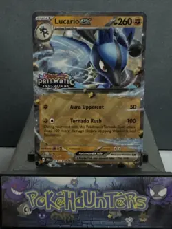 Pokemon Card Lucario EX 051/131 Prismatic Evolutions Double Rare Stamped NM - Image 1