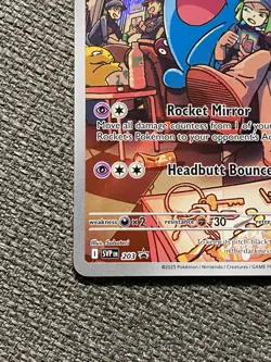 Team Rocket's Wobbuffet 203 Pokemon Card NM - Image 5