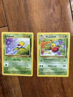Pokemon Cards Bellsprout Weepinbell Jungle Set with Bonus Gift - Image 1