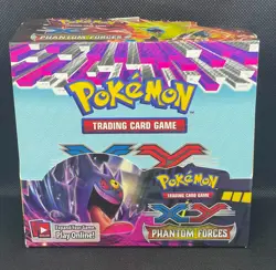 Pokemon XY Phantom Forces M Gengar EX Opened Emptied Booster Card Box TCG CCG - Image 1