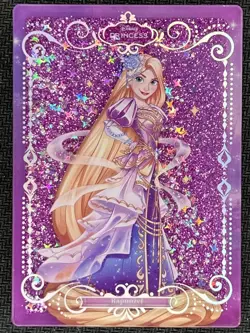 Rapunzel 2025 Suplay Disney Princess Create Your World Flowing Sand Card #01 - Image 1