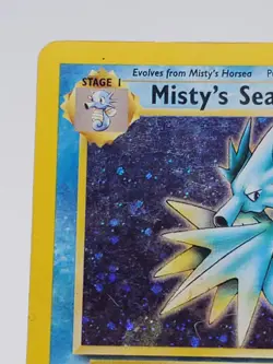 Mistys Seadra Prerelease Gym Heroes Holo Rare Unlimited Pokemon Card 9/132 - MP - Image 2
