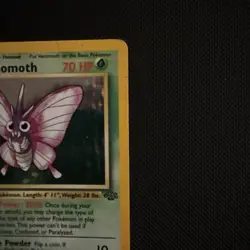 1999 WOTC Venomoth Holo Rare Pokemon Card TCG Jungle 13/64 - Image 3
