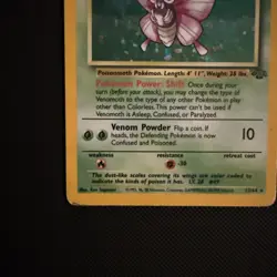 1999 WOTC Venomoth Holo Rare Pokemon Card TCG Jungle 13/64 - Image 5