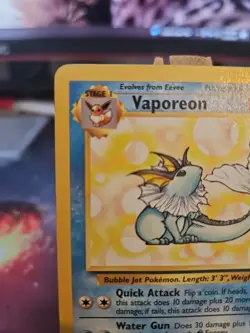 Pokemon TCG Vaporeon Jungle Card 28/64 Unlimited Rare, LP Condition Non Holo - Image 2