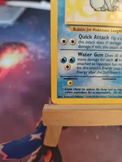 Pokemon TCG Vaporeon Jungle Card 28/64 Unlimited Rare, LP Condition Non Holo - Image 5