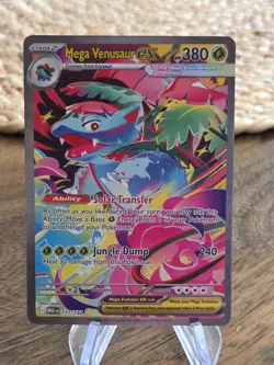 Mega Venusaur EX SIR 177/132 Mega Evolution English Pokemon TCG Mint/NM Card - Image 2