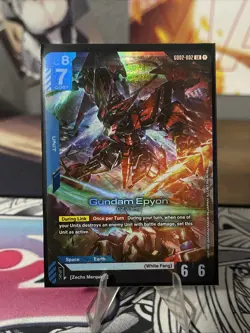 Gundam Card Game Gundam Epyon LR GD02-002 Dual Impact - Image 1