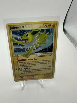 Jolteon Gold Star Holo Ultra Rare Vintage Pokemon Card 101/108 *HP* - Image 3
