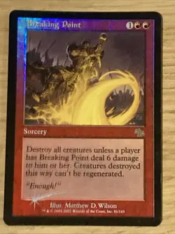 Breaking Point Foil Judgement - Near Mint - Image 1