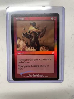 Magic The Gathering Enrage Scourge Foil Near Mint Condition Red - Image 3