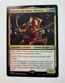 Halana and Alena, Partners 0659 | MTG | Foundations | Rare | NM - Image 1