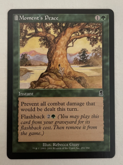 1x Moment's Peace Odyssey MTG Magic the Gathering LP - Image 1