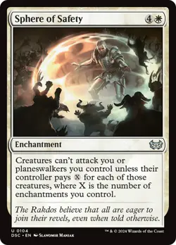MTG Sphere of Safety [Duskmourn: House of Horror Commander] Near Mint Magic - Image 5