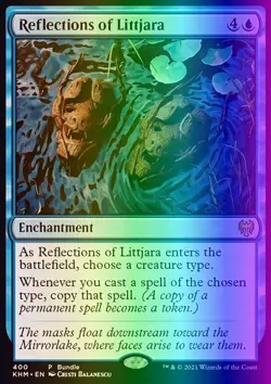 MTG Magic the Gathering Reflections of Littjara (400/551) Kaldheim LP FOIL - Image 1