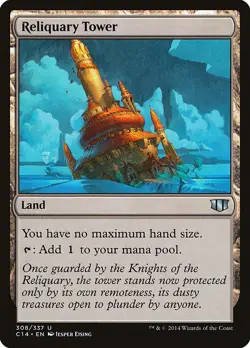 MTG Magic the Gathering Reliquary Tower (308/397) Commander 2014 LP - Image 1
