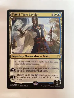 Teferi, Time Raveler War of the Spark #221 Rare - Image 1