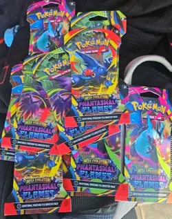 Pokemon Phantasmal Flames Booster Pack - Random Art - 22 Lot - Image 1