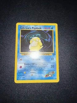 Pokemon TCG Sabrina's Psyduck 99/132 Gym Challenge Common NM/LP - Image 1