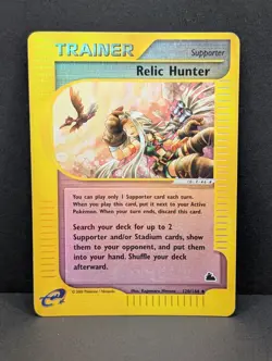 Relic Hunter 120/144 Skyridge Reverse Holo Rare Pokemon TCG Nintendo LP - Image 1