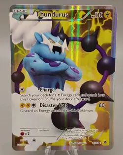 Thundurus - 97/98 - Full Art Ultra Rare Pokemon Emerging Powers NM+ - Image 1