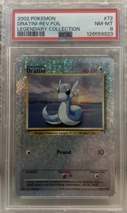 POKEMON TRIO DRAGONITE DRAGONAIR DRATINI LEGENDARY COLLECTION REVERSE PSA 7 7 8 - Image 4