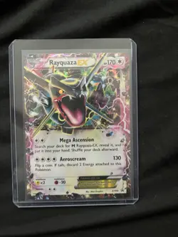 Pokemon TCG Shiny Rayquaza EX XY69 Ultra Rare Black Star Promo 2015 - Image 1