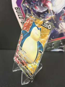 Snorlax V Full Art 197/202 Holo - Sword & Shield Base Set - Pokemon TCG NM/M - Image 3
