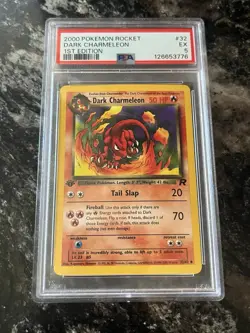 1st Edition PSA Grade 5 and 6 Charmander Dark Charmeleon Dark Charizard Pokemon - Image 3