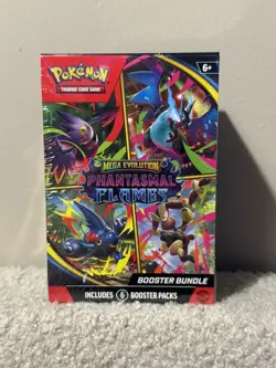 Pokemon TCG: Mega Evolution Phantasmal Flames - Booster Bundle - Image 2
