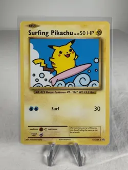Pokemon TCG Surfing Pikachu 111/108 Non Holo Secret Rare XY Evolutions - Image 1