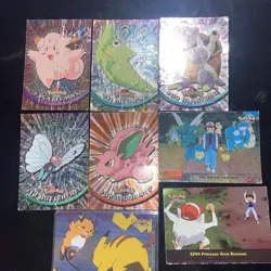 Topps Pokemon 1999 Holo Pikachu Blastoise DMG Lot TCG - Image 1