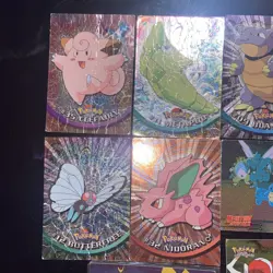 Topps Pokemon 1999 Holo Pikachu Blastoise DMG Lot TCG - Image 2
