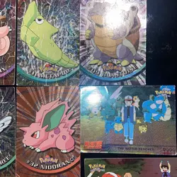 Topps Pokemon 1999 Holo Pikachu Blastoise DMG Lot TCG - Image 3