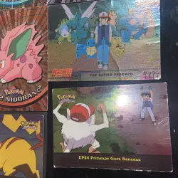 Topps Pokemon 1999 Holo Pikachu Blastoise DMG Lot TCG - Image 4