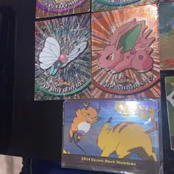 Topps Pokemon 1999 Holo Pikachu Blastoise DMG Lot TCG - Image 5