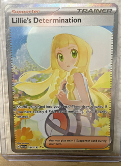 2025 Pokemon TCG Mega Evolution #184 Lillie's Determination SIR FULL ART - Image 1